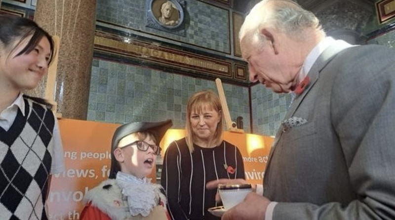 Leeds Children's Mayor meeting King Charles