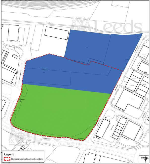 Plan of Newmarket Lane site