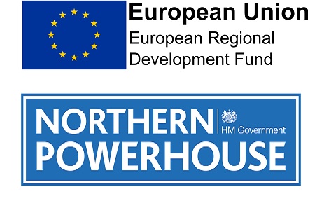 Logo of the ERDF and Northern Powerhouse