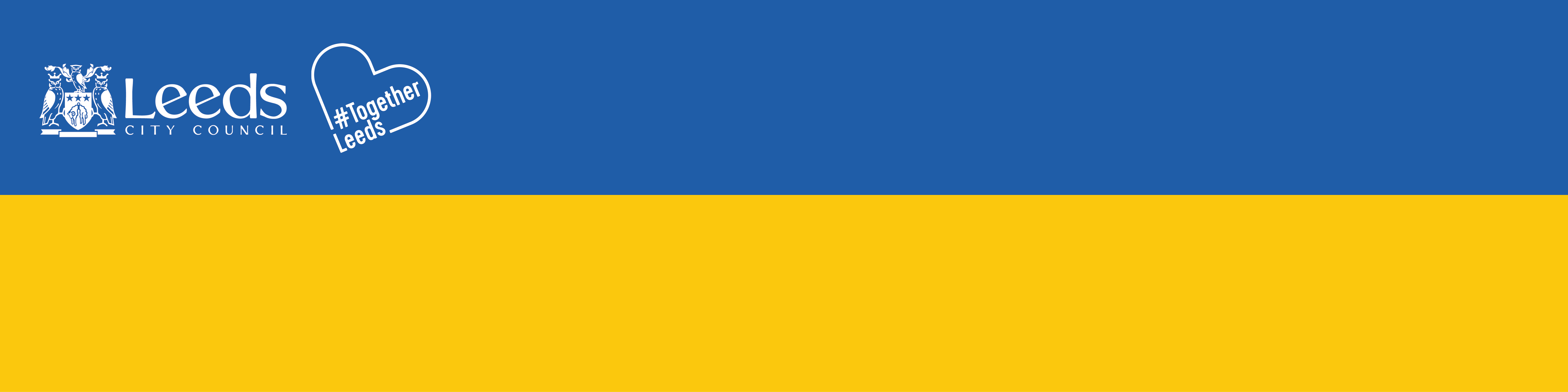 Ukraine flag elongated, blue bar above yellow