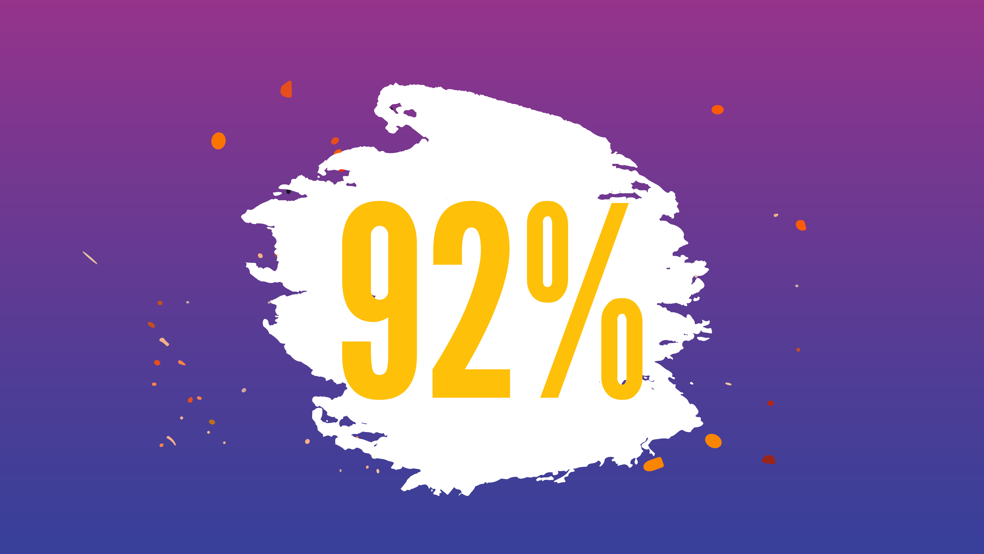 92%
