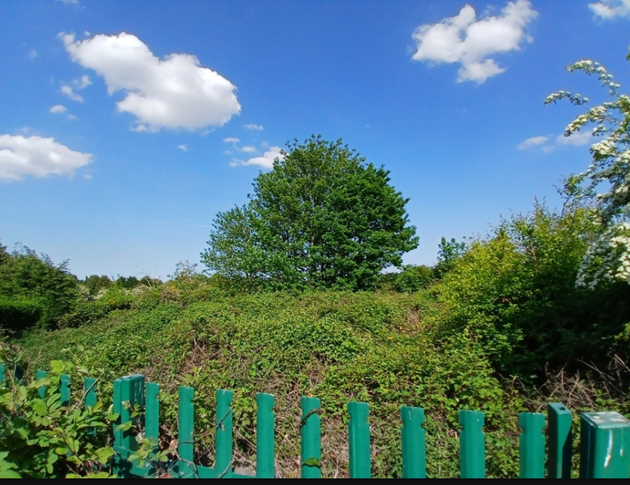 Grass mound adjacent to 11 Pit Field Road