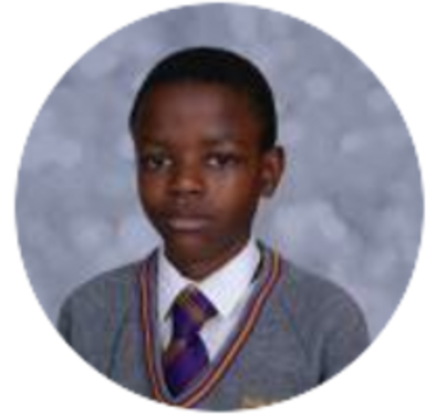 Young boy smiling