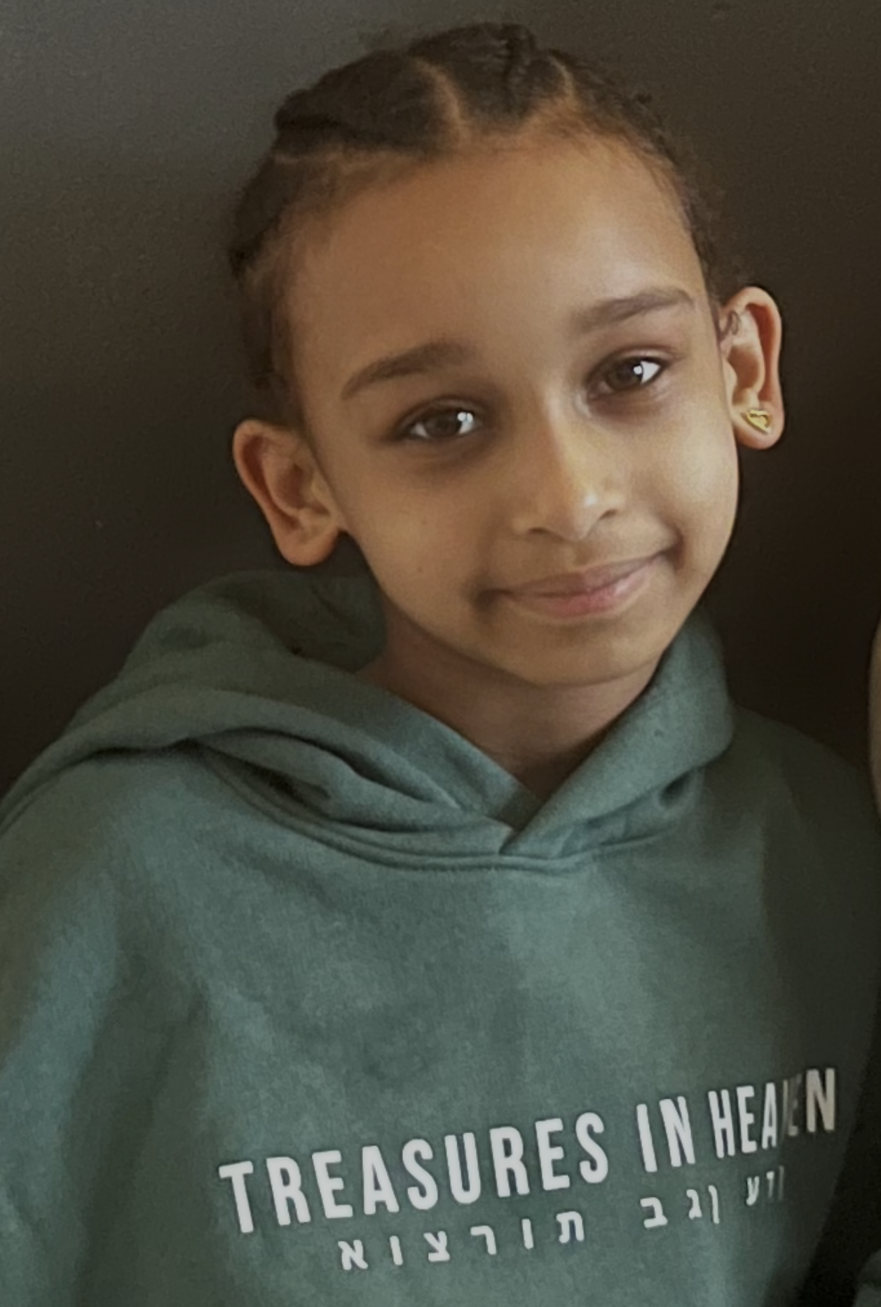 Young girl smiling
