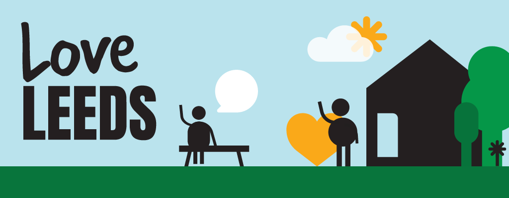 Love Leeds campaign banner