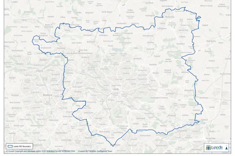 leeds area map